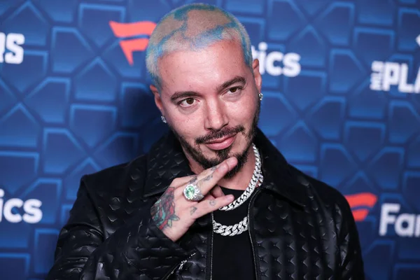 Colombian Singer Balvin Arrives Players Party 2022 Hosted Michael Rubin — Stock Photo, Image