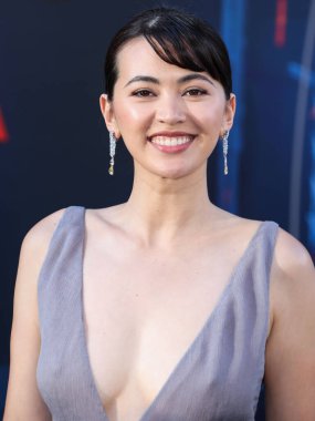 Dior 'u giyen İngiliz aktris Jessica Henwick, 13 Temmuz 2022' de Hollywood, Los Angeles, Kaliforniya, ABD 'deki TCL Çin Tiyatrosu IMAX' te düzenlenen Netflix 'in' Gri Adam 'adlı filminin dünya prömiyerine geldi.. 