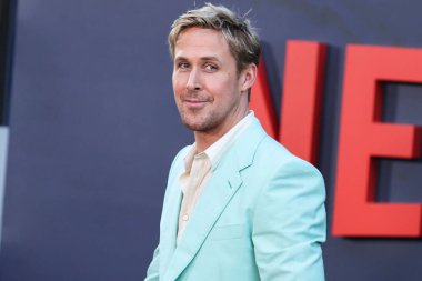 Gucci giyen Kanadalı aktör Ryan Gosling, 13 Temmuz 2022 'de Hollywood, Los Angeles, Kaliforniya, ABD' deki TCL Çin Tiyatrosu IMAX 'te düzenlenen Netflix' in 'Gri Adam' adlı filminin dünya prömiyerine geldi..