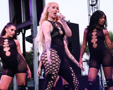 Avustralyalı rapçi Iggy Azalea (Amethyst Amelia Kelly), 10 Temmuz 2022 'de Long Beach Shoreline Marina' da düzenlenen 39..