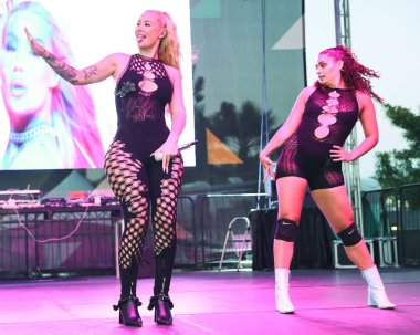 Avustralyalı rapçi Iggy Azalea (Amethyst Amelia Kelly), 10 Temmuz 2022 'de Long Beach Shoreline Marina' da düzenlenen 39..