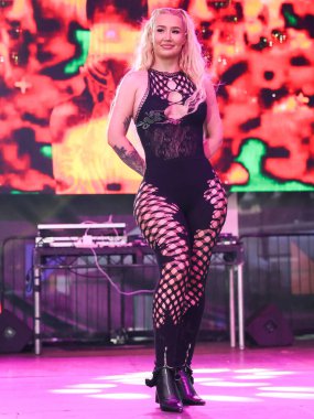 Avustralyalı rapçi Iggy Azalea (Amethyst Amelia Kelly), 10 Temmuz 2022 'de Long Beach Shoreline Marina' da düzenlenen 39..