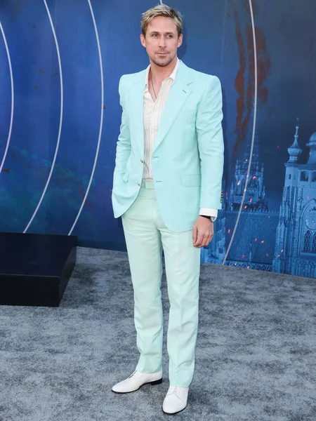 Canadese Acteur Ryan Gosling Gucci Arriveert Juli 2022 Hollywood Los — Stockfoto