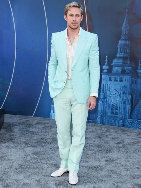 Actor Canadiense Ryan Gosling Con Gucci Llega Estreno Mundial Gray —  Fotos de Stock