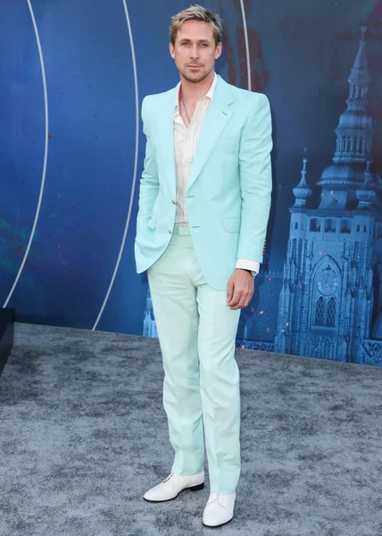 Acteur Canadien Ryan Gosling Portant Gucci Arrive Première Mondiale Gray — Photo