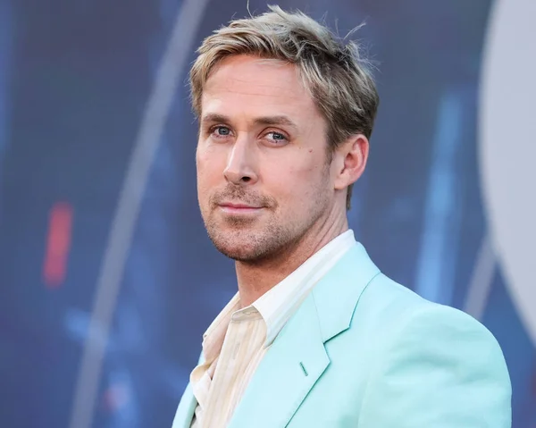 Aktor Kanada Ryan Gosling Mengenakan Gucci Datang World Premiere Netflix — Stok Foto