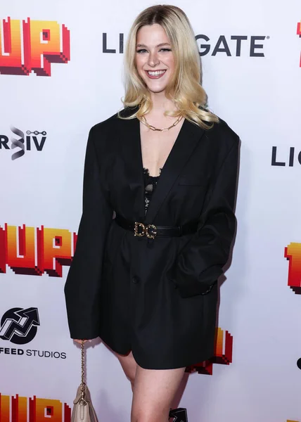 Youtuber Kelsey Impicciche Arrives Los Angeles Premiere Lionsgate 1Up Held — Stock Photo, Image