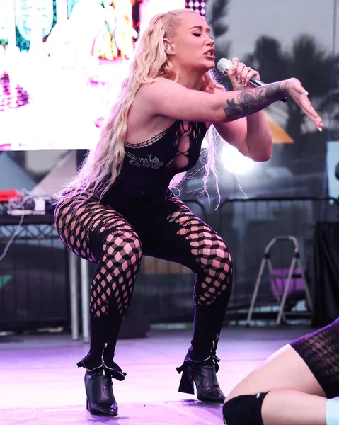 Australian Rapper Iggy Azalea Amethyst Amelia Kelly Performs Urban Soul — Stock Photo, Image