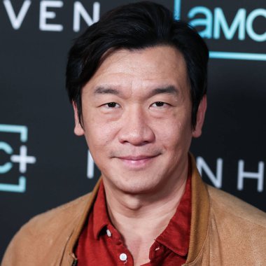 Singapurlu aktör Chin Han, 28 Haziran 2022 'de Beverly Hills' teki Londra Hotel West Hollywood 'da düzenlenen AMC +' s Original Series 'Moonhaven' in Los Angeles Premiere 'ine geldi.. 