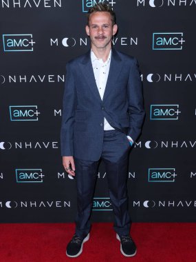 İngiliz aktör Dominic Monaghan, 28 Haziran 2022 'de Beverly Hills' teki Londra Hotel West Hollywood 'da düzenlenen AMC +' s Original Series 'Moonhaven' in Los Angeles Prömiyeri 'ne geldi.. 