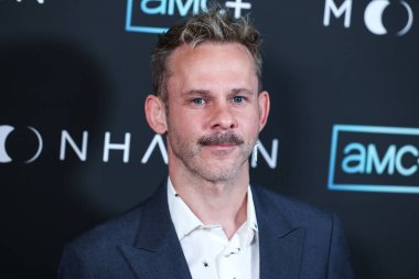 İngiliz aktör Dominic Monaghan, 28 Haziran 2022 'de Beverly Hills' teki Londra Hotel West Hollywood 'da düzenlenen AMC +' s Original Series 'Moonhaven' in Los Angeles Prömiyeri 'ne geldi.. 