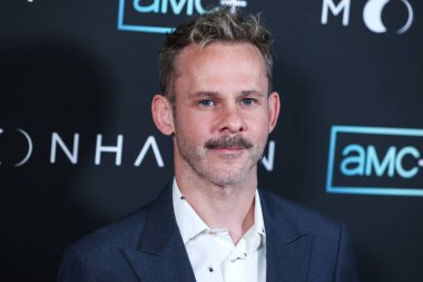İngiliz aktör Dominic Monaghan, 28 Haziran 2022 'de Beverly Hills' teki Londra Hotel West Hollywood 'da düzenlenen AMC +' s Original Series 'Moonhaven' in Los Angeles Prömiyeri 'ne geldi.. 