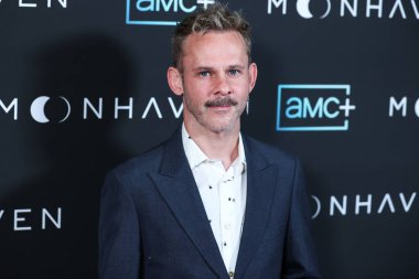 İngiliz aktör Dominic Monaghan, 28 Haziran 2022 'de Beverly Hills' teki Londra Hotel West Hollywood 'da düzenlenen AMC +' s Original Series 'Moonhaven' in Los Angeles Prömiyeri 'ne geldi..