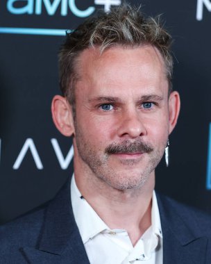 İngiliz aktör Dominic Monaghan, 28 Haziran 2022 'de Beverly Hills' teki Londra Hotel West Hollywood 'da düzenlenen AMC +' s Original Series 'Moonhaven' in Los Angeles Prömiyeri 'ne geldi..