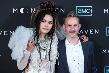 İngiliz aktris Emma McDonald ve İngiliz aktör Dominic Monaghan, 28 Haziran 2022 'de Beverly Hills' teki Londra Hotel West Hollywood 'da düzenlenen AMC' nin Los Angeles Prömiyeri 'ne geldiler..