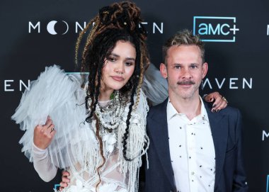 İngiliz aktris Emma McDonald ve İngiliz aktör Dominic Monaghan, 28 Haziran 2022 'de Beverly Hills' teki Londra Hotel West Hollywood 'da düzenlenen AMC' nin Los Angeles Prömiyeri 'ne geldiler..