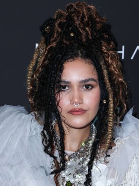 İngiliz aktris Emma McDonald, 28 Haziran 2022 'de Beverly Hills' teki Londra Hotel West Hollywood 'da düzenlenen AMC +' s Original Series 'Moonhaven' in Los Angeles Premiere 'ine geldi..