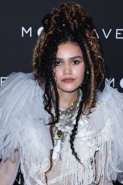 İngiliz aktris Emma McDonald, 28 Haziran 2022 'de Beverly Hills' teki Londra Hotel West Hollywood 'da düzenlenen AMC +' s Original Series 'Moonhaven' in Los Angeles Premiere 'ine geldi..