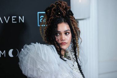 İngiliz aktris Emma McDonald, 28 Haziran 2022 'de Beverly Hills' teki Londra Hotel West Hollywood 'da düzenlenen AMC +' s Original Series 'Moonhaven' in Los Angeles Premiere 'ine geldi..