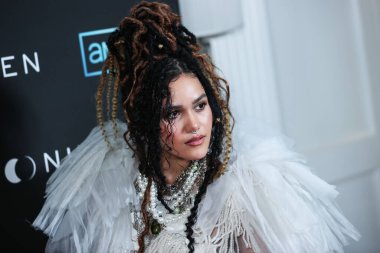 İngiliz aktris Emma McDonald, 28 Haziran 2022 'de Beverly Hills' teki Londra Hotel West Hollywood 'da düzenlenen AMC +' s Original Series 'Moonhaven' in Los Angeles Premiere 'ine geldi..