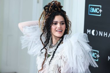 İngiliz aktris Emma McDonald, 28 Haziran 2022 'de Beverly Hills' teki Londra Hotel West Hollywood 'da düzenlenen AMC +' s Original Series 'Moonhaven' in Los Angeles Premiere 'ine geldi..