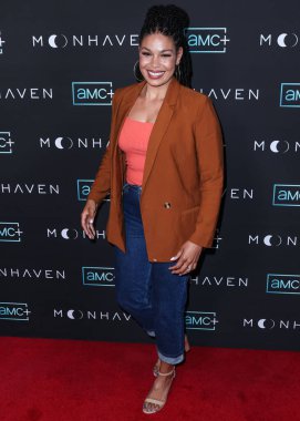 Amerikalı şarkıcı Jordin Sparks, 28 Haziran 2022 'de Beverly Hills' teki Londra Hotel West Hollywood 'daki AMC +' Moonhaven 'in Los Angeles Prömiyeri' ne geldi..