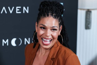 Amerikalı şarkıcı Jordin Sparks, 28 Haziran 2022 'de Beverly Hills' teki Londra Hotel West Hollywood 'daki AMC +' Moonhaven 'in Los Angeles Prömiyeri' ne geldi..