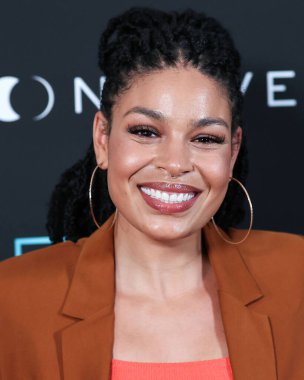 Amerikalı şarkıcı Jordin Sparks, 28 Haziran 2022 'de Beverly Hills' teki Londra Hotel West Hollywood 'daki AMC +' Moonhaven 'in Los Angeles Prömiyeri' ne geldi..