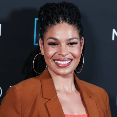Amerikalı şarkıcı Jordin Sparks, 28 Haziran 2022 'de Beverly Hills' teki Londra Hotel West Hollywood 'daki AMC +' Moonhaven 'in Los Angeles Prömiyeri' ne geldi..
