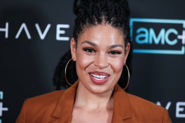 Amerikalı şarkıcı Jordin Sparks, 28 Haziran 2022 'de Beverly Hills' teki Londra Hotel West Hollywood 'daki AMC +' Moonhaven 'in Los Angeles Prömiyeri' ne geldi..