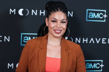 Amerikalı şarkıcı Jordin Sparks, 28 Haziran 2022 'de Beverly Hills' teki Londra Hotel West Hollywood 'daki AMC +' Moonhaven 'in Los Angeles Prömiyeri' ne geldi..