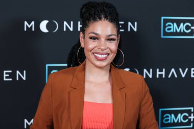 Amerikalı şarkıcı Jordin Sparks, 28 Haziran 2022 'de Beverly Hills' teki Londra Hotel West Hollywood 'daki AMC +' Moonhaven 'in Los Angeles Prömiyeri' ne geldi..