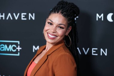 Amerikalı şarkıcı Jordin Sparks, 28 Haziran 2022 'de Beverly Hills' teki Londra Hotel West Hollywood 'daki AMC +' Moonhaven 'in Los Angeles Prömiyeri' ne geldi..