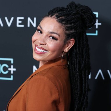 Amerikalı şarkıcı Jordin Sparks, 28 Haziran 2022 'de Beverly Hills' teki Londra Hotel West Hollywood 'daki AMC +' Moonhaven 'in Los Angeles Prömiyeri' ne geldi..