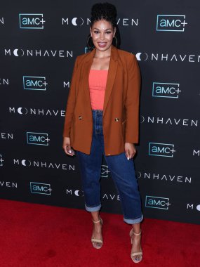 Amerikalı şarkıcı Jordin Sparks, 28 Haziran 2022 'de Beverly Hills' teki Londra Hotel West Hollywood 'daki AMC +' Moonhaven 'in Los Angeles Prömiyeri' ne geldi..