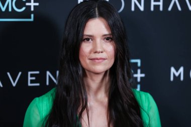 Amerikalı aktris Meredith Garretson, 28 Haziran 2022 'de Beverly Hills' teki Londra Hotel West Hollywood 'daki AMC +' Moonhaven 'in Los Angeles Prömiyeri' ne geldi..