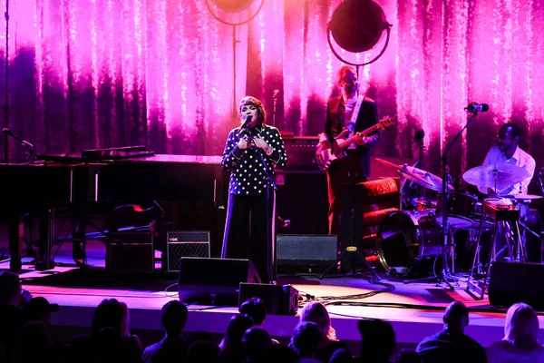 American Singer Songwriter Norah Jones Performs Stage Greek Theatre June — Stock Photo, Image