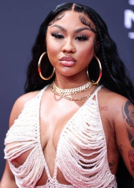 Ari Fletcher 26 Haziran 2022 'de Los Angeles, Kaliforniya' da Microsoft Theater 'da düzenlenen BET Ödülleri' ne ulaştı..