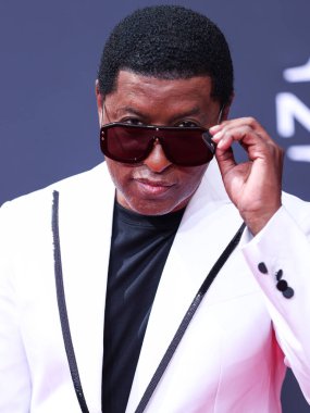 Babyface arrives at the BET Awards 2022 held at Microsoft Theater at L.A. Live on June 26, 2022 in Los Angeles, California, United States. 