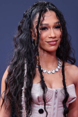 Amerikalı rapçi BIA, 26 Haziran 2022 'de Los Angeles, Kaliforniya' da Microsoft Theater 'da düzenlenen BET Ödülleri 2022' ye ulaştı.. 