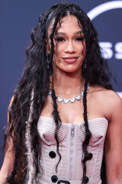 Amerikalı rapçi BIA, 26 Haziran 2022 'de Los Angeles, Kaliforniya' da Microsoft Theater 'da düzenlenen BET Ödülleri 2022' ye ulaştı.. 