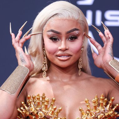 Amerikan model Blac Chyna, Los Angeles, Kaliforniya 'da 26 Haziran 2022 tarihinde Microsoft Theater' da düzenlenen BET Ödülleri 'ne ulaştı..