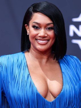 Crystal Renee Hayslett, 26 Haziran 2022 'de Los Angeles, Kaliforniya' da Microsoft Theater 'da düzenlenen BET Ödülleri 2022' ye ulaştı..