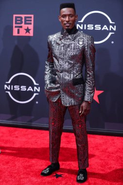 Dashaun Wesley, 26 Haziran 2022 'de Los Angeles, Kaliforniya' da Microsoft Theater 'da düzenlenen BET Ödülleri' ne ulaşır..