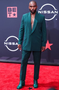 David Alan Madrick, 26 Haziran 2022 'de Los Angeles, Kaliforniya' da Microsoft Theater 'da düzenlenen BET Ödülleri 2022' ye ulaştı..