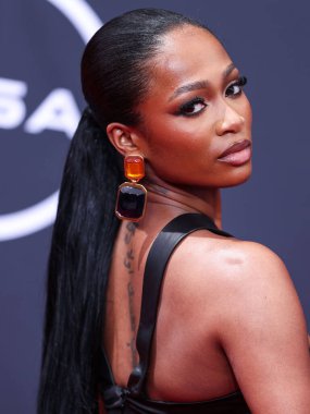 Dess Dior, 26 Haziran 2022 'de Los Angeles, Kaliforniya' da Microsoft Theater 'da düzenlenen BET Ödülleri' ne ulaşır..