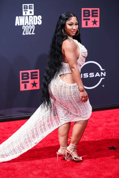 Ari Fletcher Arrives Bet Awards 2022 Held Microsoft Theater Live — Stock Photo, Image