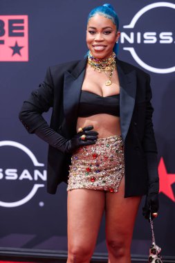 GoGo Morrow, 26 Haziran 2022 'de Los Angeles, Kaliforniya' da Microsoft Theater 'da düzenlenen BET Ödülleri 2022' ye ulaşır..