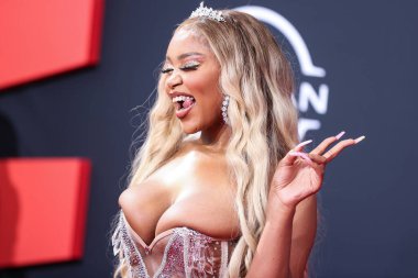 Jourdin Pauline, 26 Haziran 2022 'de Los Angeles, Kaliforniya' da Microsoft Theater 'da düzenlenen BET Ödülleri' ne ulaştı..