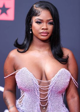 JT of City Girls, 26 Haziran 2022 'de Los Angeles, Kaliforniya' da Microsoft Theater 'da düzenlenen BET Ödülleri' ne ulaştı.. 